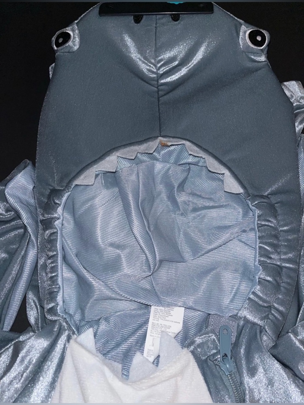 NWT Toddler Shark Costume 4-5T Hyde & EEK Halloween Jumpsuit Kids - Picture 6 of 6
